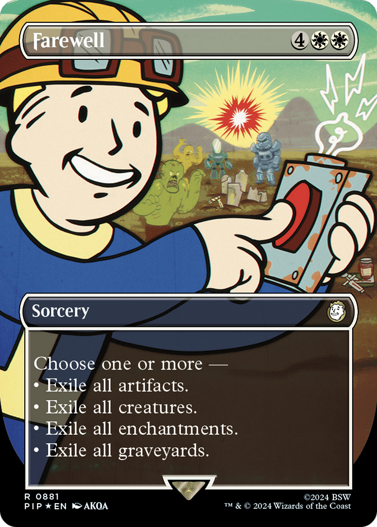 Farewell (Borderless) (Surge Foil) [Fallout] | Gear Gaming Bentonville