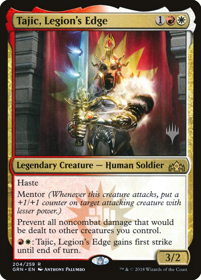 Tajic, Legion's Edge (Promo Pack) [Guilds of Ravnica Promos] | Gear Gaming Bentonville