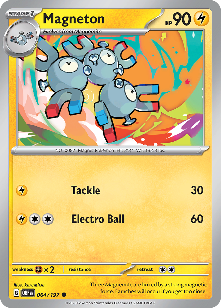 Magneton (064/197) [Scarlet & Violet: Obsidian Flames] | Gear Gaming Bentonville