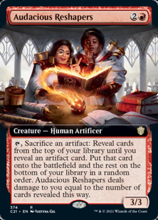 Audacious Reshapers (Extended Art) [Commander 2021] | Gear Gaming Bentonville