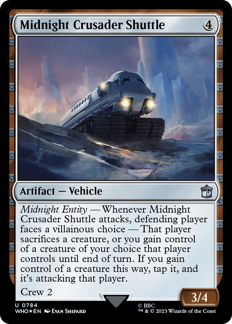 Midnight Crusader Shuttle (Surge Foil) [Doctor Who] | Gear Gaming Bentonville