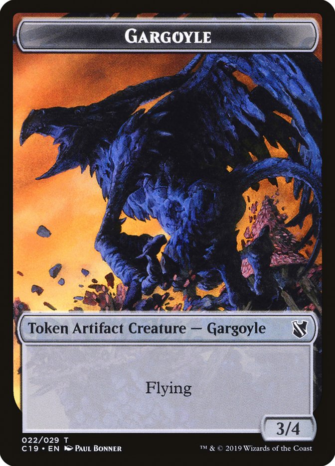 Gargoyle Token [Commander 2019 Tokens] | Gear Gaming Bentonville