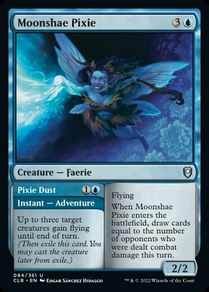 Moonshae Pixie // Pixie Dust [Commander Legends: Battle for Baldur's Gate] | Gear Gaming Bentonville