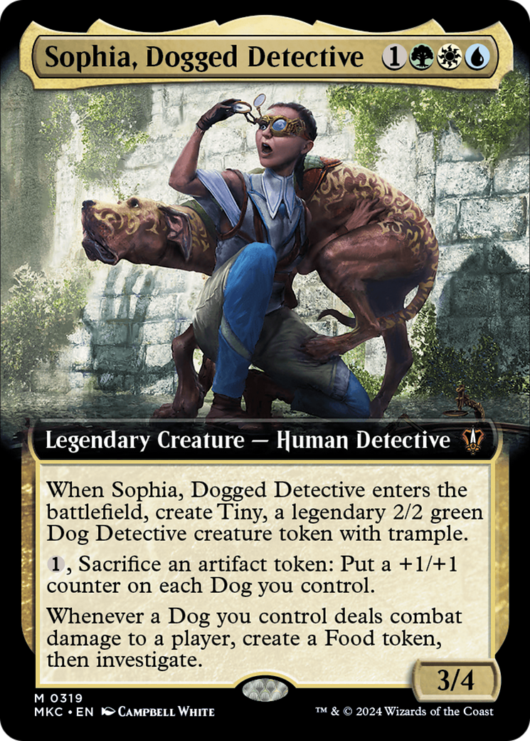 Sophia, Dogged Detective (Extended Art) [Murders at Karlov Manor Commander] | Gear Gaming Bentonville