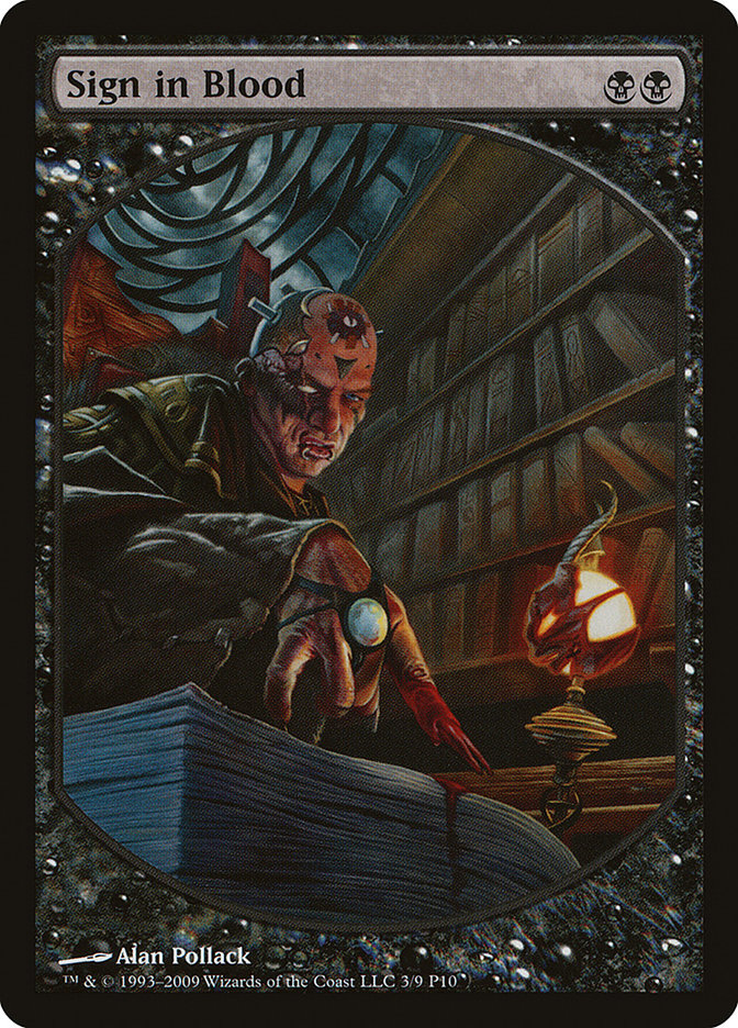 Sign in Blood [Magic Player Rewards 2010] | Gear Gaming Bentonville