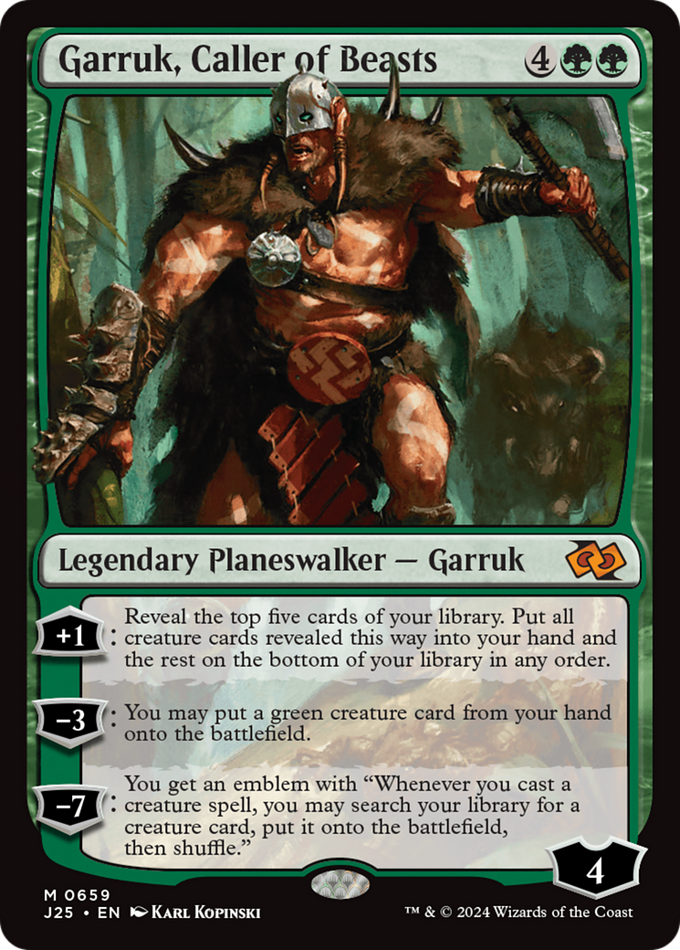 Garruk, Caller of Beasts [Foundations Jumpstart] | Gear Gaming Bentonville