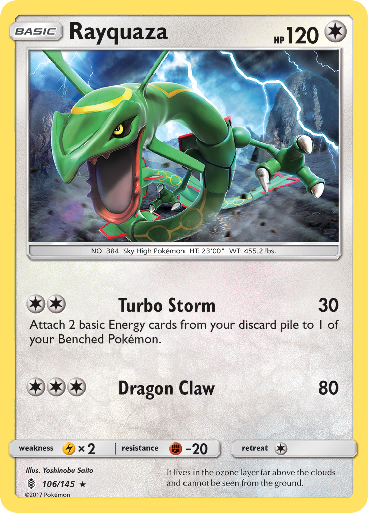 Rayquaza (106/145) [Sun & Moon: Guardians Rising] | Gear Gaming Bentonville