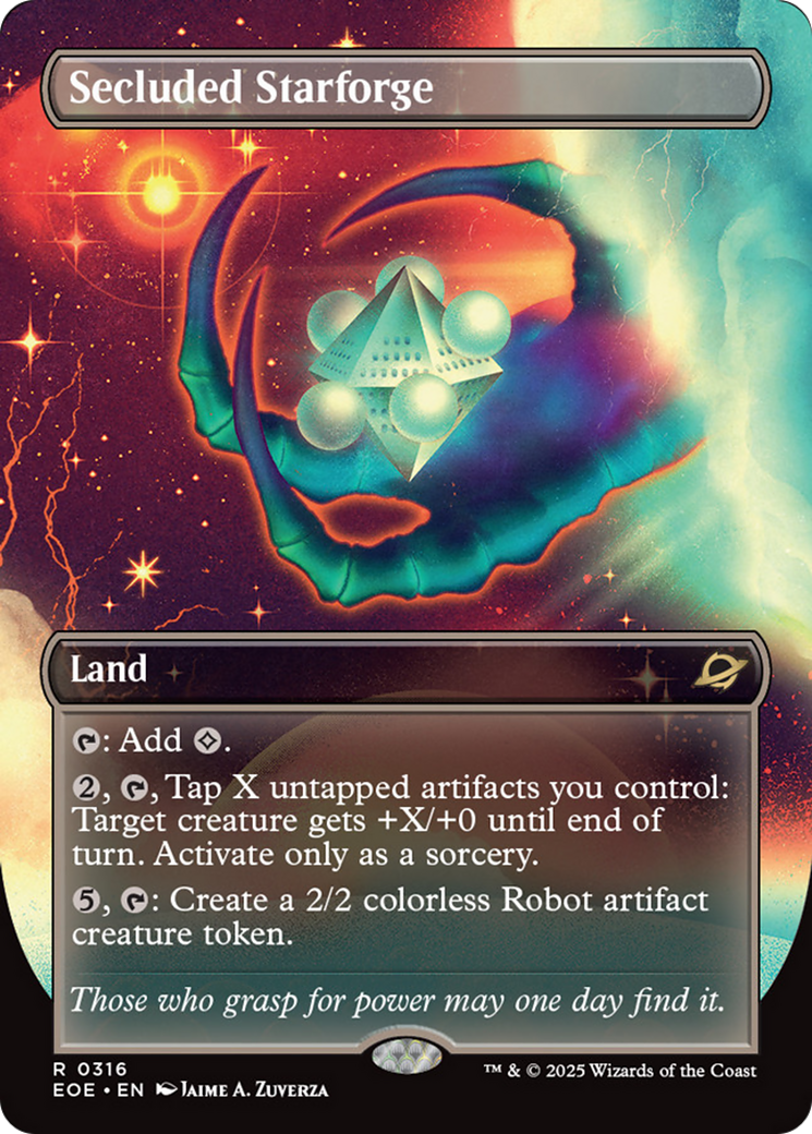 Secluded Starforge (Borderless) [Edge of Eternities] | Gear Gaming Bentonville