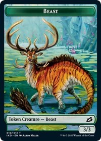 Beast (010) // Snake Double-Sided Token [Commander 2020 Tokens] | Gear Gaming Bentonville