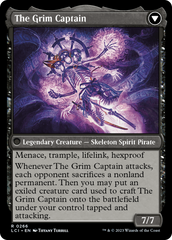 Throne of the Grim Captain // The Grim Captain [The Lost Caverns of Ixalan Prerelease Cards] | Gear Gaming Bentonville