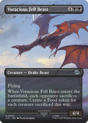 Voracious Fell Beast (Borderless Alternate Art) [The Lord of the Rings: Tales of Middle-Earth] | Gear Gaming Bentonville