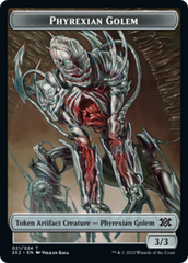 Egg // Phyrexian Golem Double-Sided Token [Double Masters 2022 Tokens] | Gear Gaming Bentonville