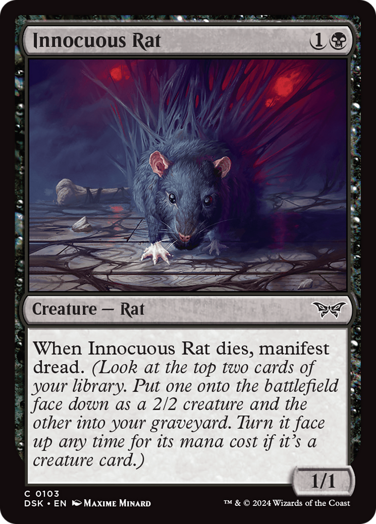 Innocuous Rat [Duskmourn: House of Horror] | Gear Gaming Bentonville