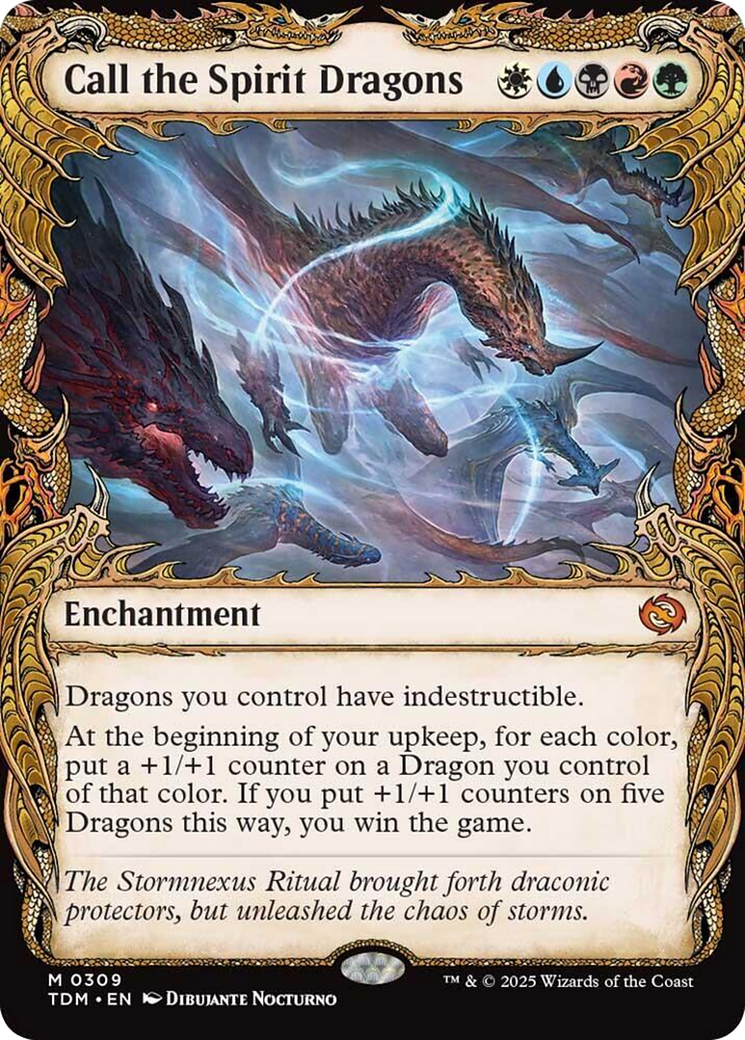 Call the Spirit Dragons (Showcase) [Tarkir: Dragonstorm] | Gear Gaming Bentonville