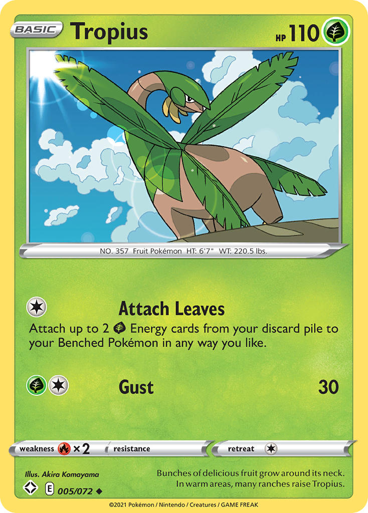 Tropius (005/072) [Sword & Shield: Shining Fates] | Gear Gaming Bentonville