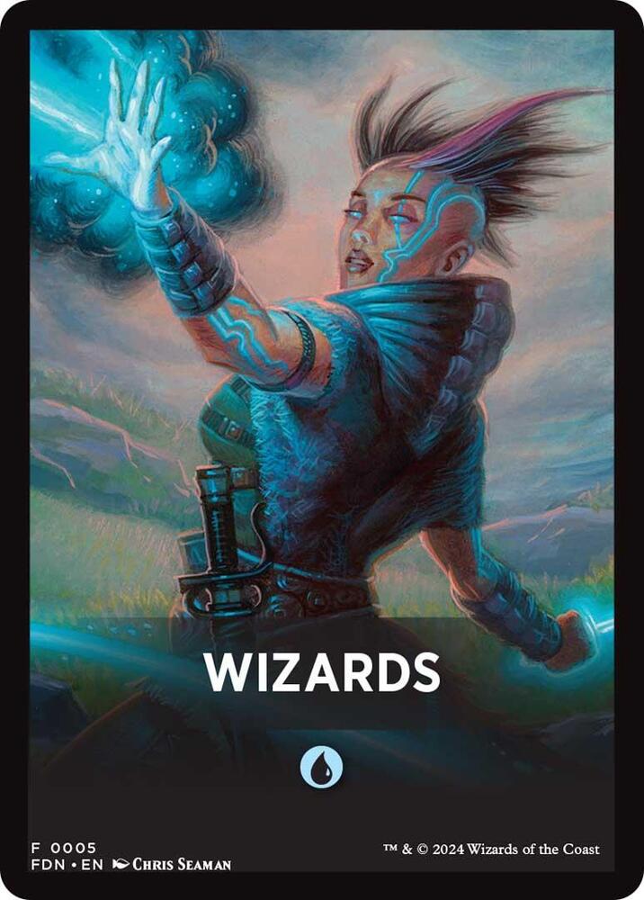 Wizards Theme Card [Foundations Tokens] | Gear Gaming Bentonville