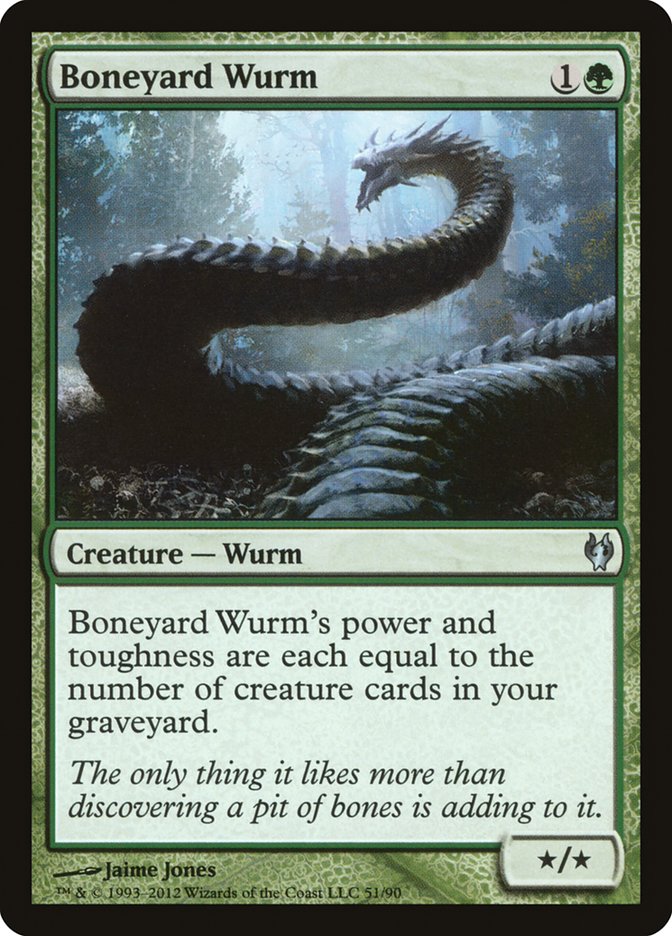 Boneyard Wurm [Duel Decks: Izzet vs. Golgari] | Gear Gaming Bentonville