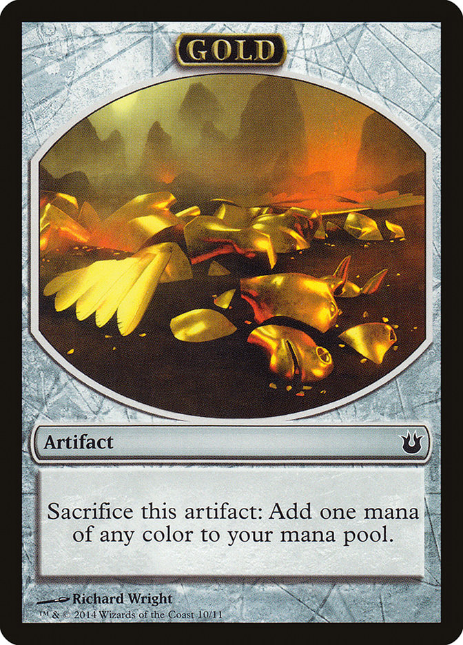 Gold Token [Born of the Gods Tokens] | Gear Gaming Bentonville