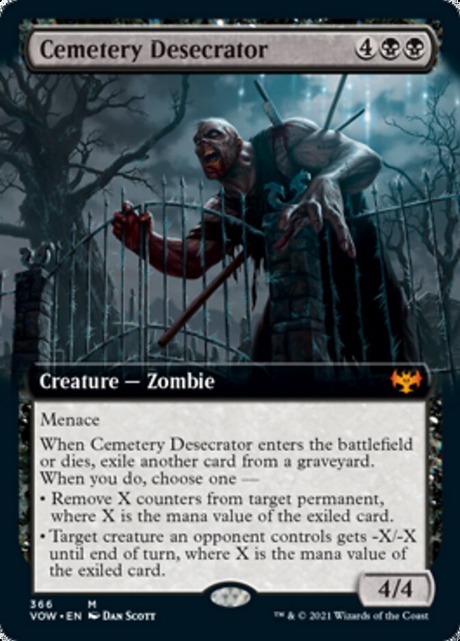 Cemetery Desecrator (Extended Art) [Innistrad: Crimson Vow] | Gear Gaming Bentonville