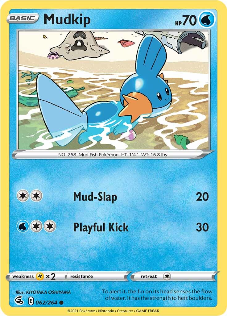 Mudkip (062/264) [Sword & Shield: Fusion Strike] | Gear Gaming Bentonville