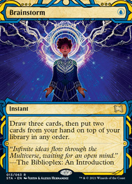 Brainstorm (Foil Etched) [Strixhaven: School of Mages Mystical Archive] | Gear Gaming Bentonville