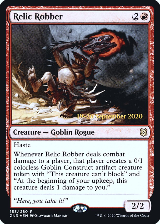 Relic Robber [Zendikar Rising Prerelease Promos] | Gear Gaming Bentonville