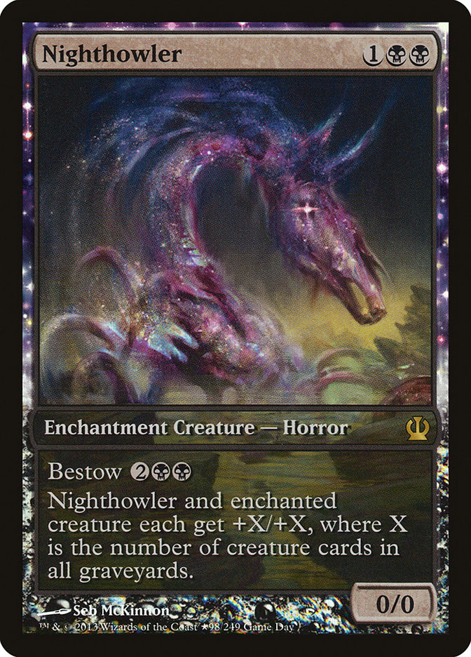 Nighthowler (Game Day) (Extended Art) [Theros Promos] | Gear Gaming Bentonville