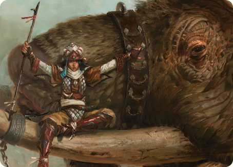 Tuskguard Captain Art Card [Commander Masters Art Series] | Gear Gaming Bentonville