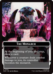 The Monarch (016) // Vibranium (031) Double-Sided Token (Surge Foil) [Marvel Super Heroes Commander Tokens] | Gear Gaming Bentonville