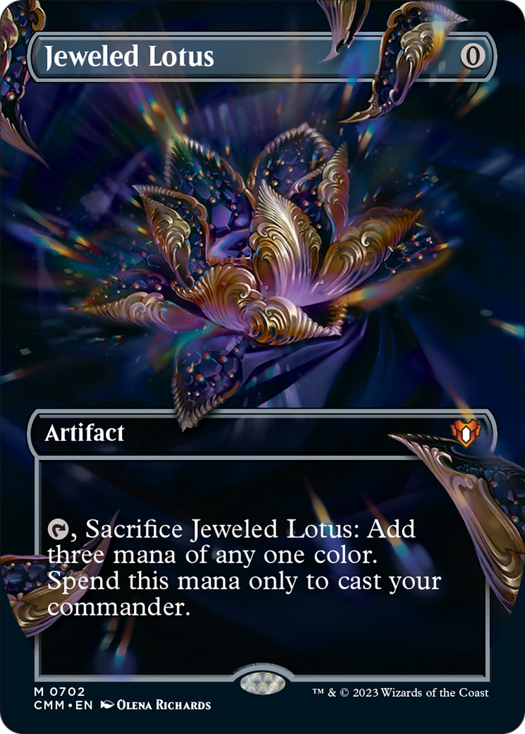 Jeweled Lotus (Borderless Frame Break) [Commander Masters] | Gear Gaming Bentonville