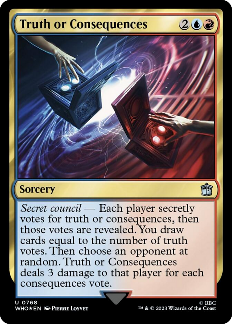 Truth or Consequences (Surge Foil) [Doctor Who] | Gear Gaming Bentonville