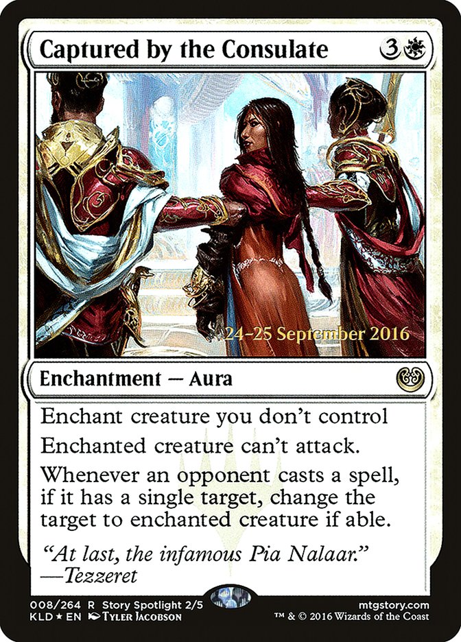 Captured by the Consulate [Kaladesh Prerelease Promos] | Gear Gaming Bentonville