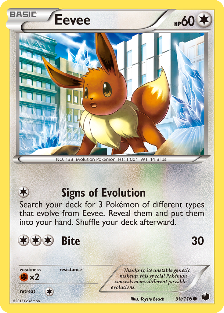 Eevee (90/116) [Black & White: Plasma Freeze] | Gear Gaming Bentonville