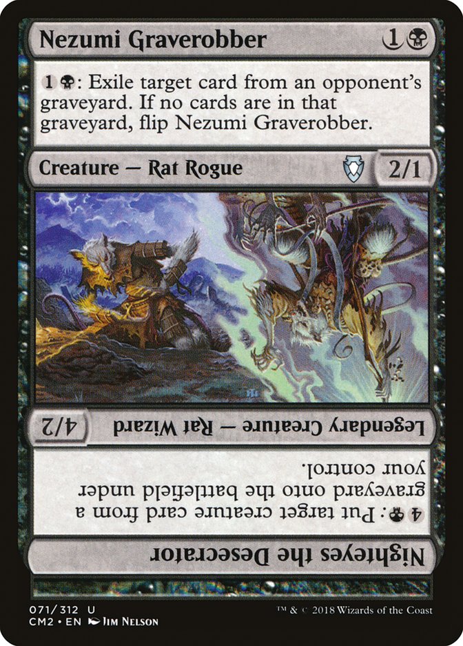 Nezumi Graverobber // Nighteyes the Desecrator [Commander Anthology Volume II] | Gear Gaming Bentonville