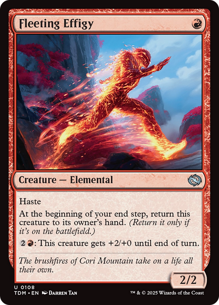 Fleeting Effigy [Tarkir: Dragonstorm] | Gear Gaming Bentonville