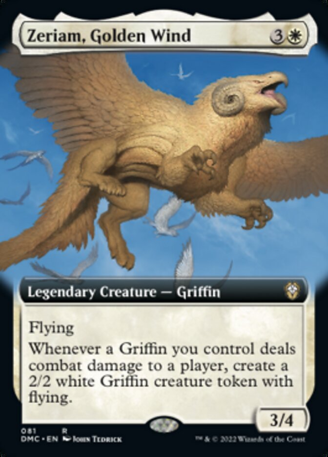 Zeriam, Golden Wind (Extended Art) [Dominaria United Commander] | Gear Gaming Bentonville