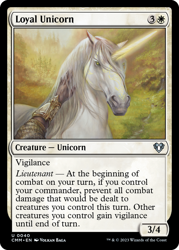 Loyal Unicorn [Commander Masters] | Gear Gaming Bentonville