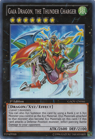 Gaia Dragon, the Thunder Charger [GAOV-EN046] Super Rare | Gear Gaming Bentonville