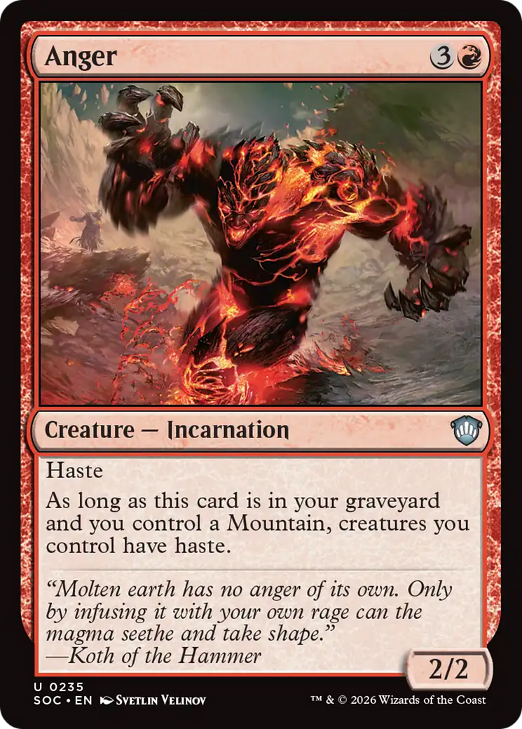 Anger [Secrets of Strixhaven Commander] | Gear Gaming Bentonville