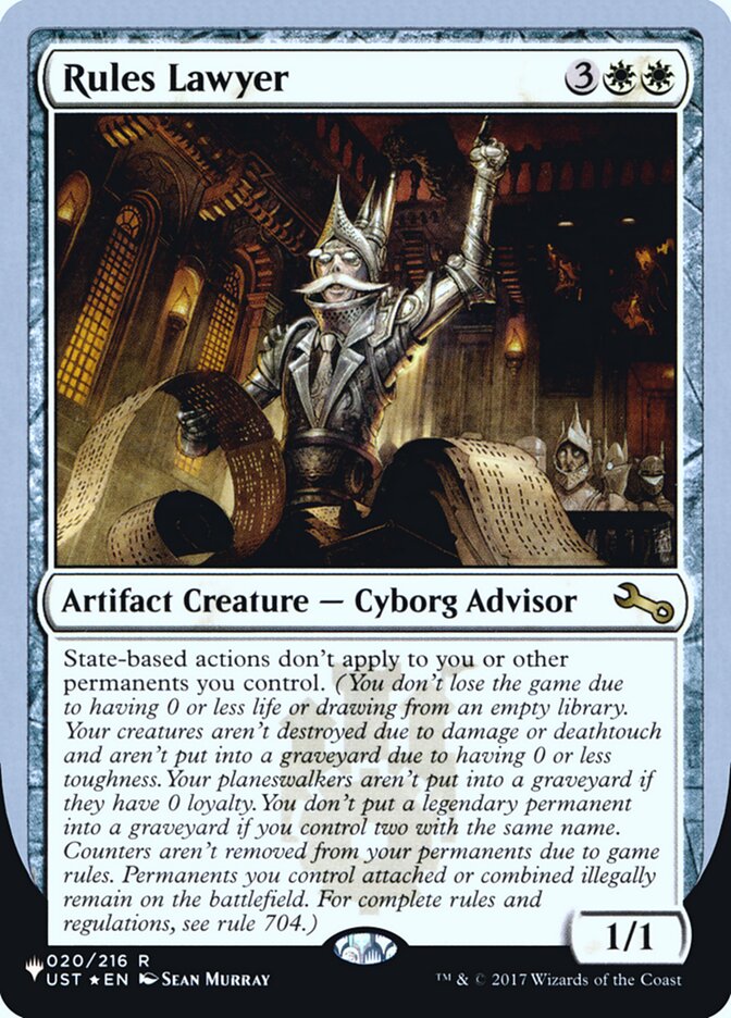 Rules Lawyer (Unfinity Foil Edition) [The List] | Gear Gaming Bentonville