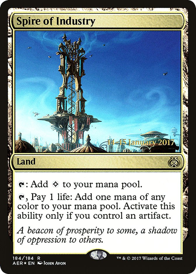 Spire of Industry [Aether Revolt Prerelease Promos] | Gear Gaming Bentonville