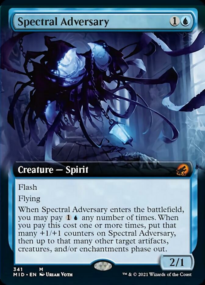 Spectral Adversary (Extended Art) [Innistrad: Midnight Hunt] | Gear Gaming Bentonville