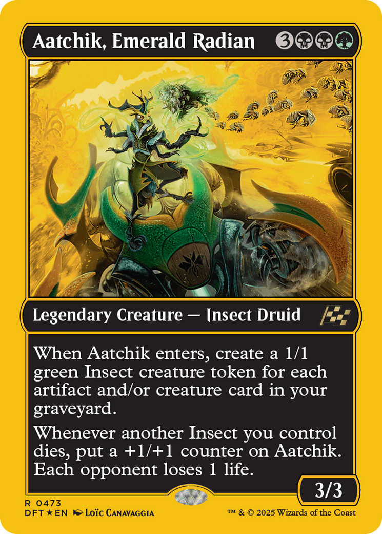 Aatchik, Emerald Radian (First-Place Foil) [Aetherdrift] | Gear Gaming Bentonville