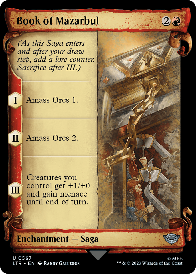 Book of Mazarbul [The Lord of the Rings: Tales of Middle-Earth Showcase Scrolls] | Gear Gaming Bentonville