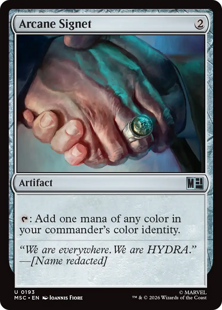 Arcane Signet (0191) (Surge Foil) [Marvel Super Heroes Commander] | Gear Gaming Bentonville
