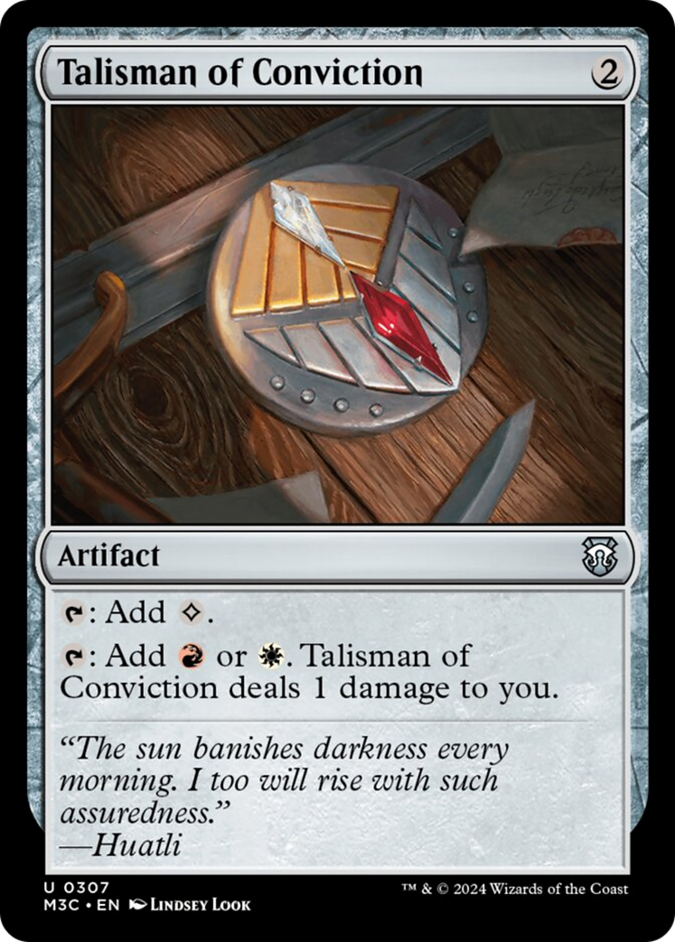 Talisman of Conviction [Modern Horizons 3 Commander] | Gear Gaming Bentonville