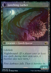 Curse of Leeches // Leeching Lurker [Innistrad: Midnight Hunt Prerelease Promos] | Gear Gaming Bentonville