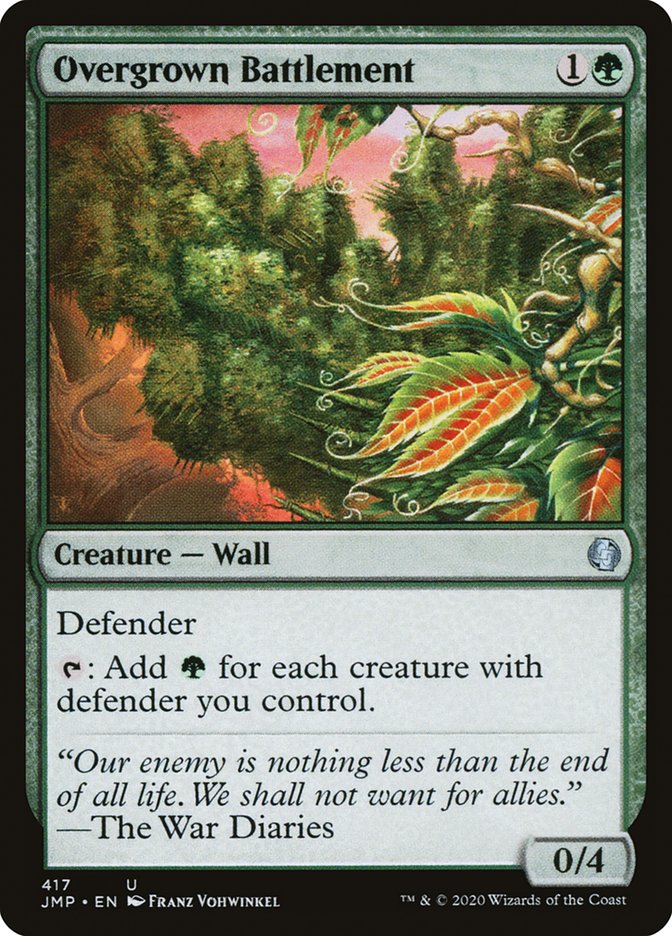 Overgrown Battlement [Jumpstart] | Gear Gaming Bentonville