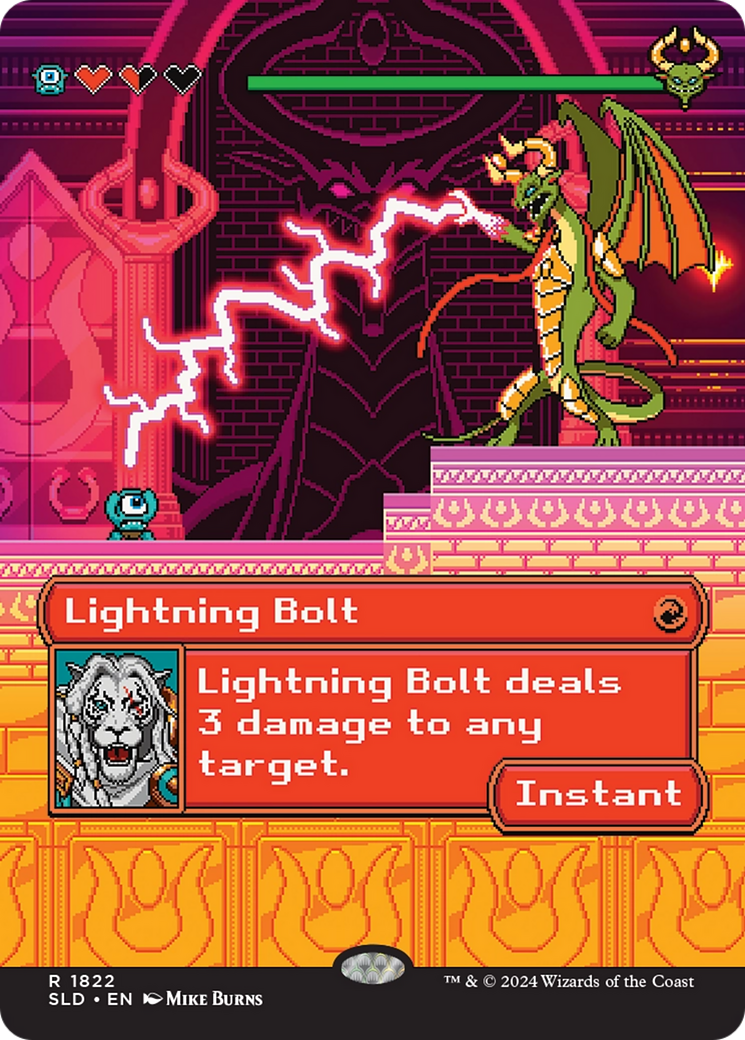 Lightning Bolt (1822) (Rainbow Foil) [Secret Lair Drop Series] | Gear Gaming Bentonville