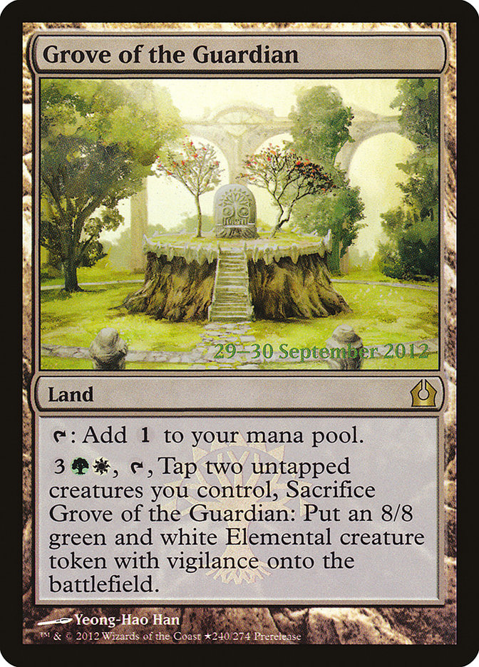 Grove of the Guardian [Return to Ravnica Prerelease Promos] | Gear Gaming Bentonville